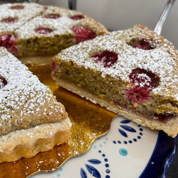 Pistachio Raspberry Tart